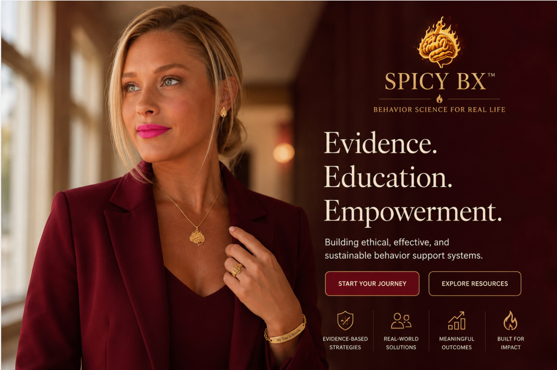Alexis M. Trybinski, M.S., BCBA, LBA — Founder & Lead Trainer of Spicy Behavioral Institute™
